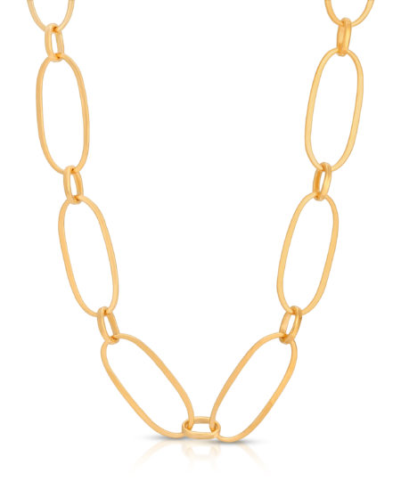 Oval Link Chain Necklace